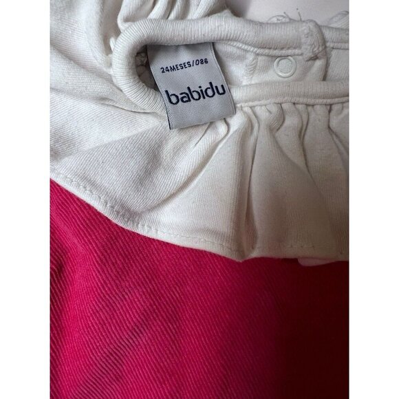 Jeanine Johnsen Dress Vintage Girls 2t And Ruffle Body Suit Outfit - Picture 5 of 6